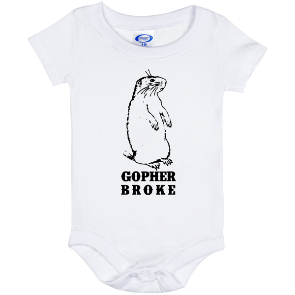 Gopher Broke - Onesie 6 Month