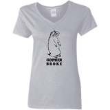 Gopher Broke - Ladies V-Neck T-Shirt