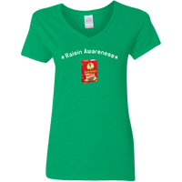 Raisin Awareness (Variant) - Ladies V-Neck T-Shirt