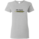 100% Organic - Ladies T-Shirt