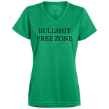 BS Free Zone - Ladies' V-Neck T-Shirt