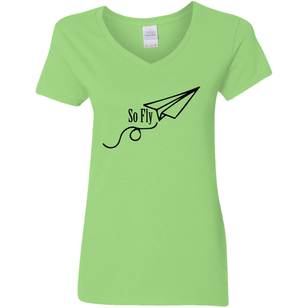 So Fly - Ladies V-Neck T-Shirt