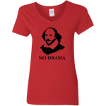 Shakespeare - Ladies V-Neck T-Shirt