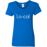 Local (Variant) - Ladies V-Neck T-Shirt