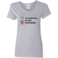 Plant Murderer - Ladies V-Neck T-Shirt