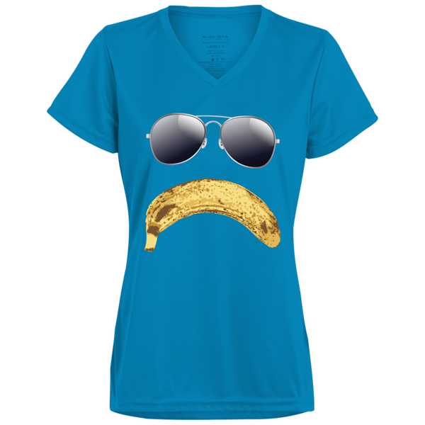 Banana Frown - Ladies' V-Neck T-Shirt
