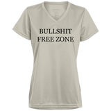 BS Free Zone - Ladies' V-Neck T-Shirt