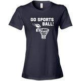 Go Sports Ball - Ladies' T-Shirt