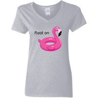 Float On - Ladies V-Neck T-Shirt