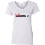 Personhattan - Ladies V-Neck T-Shirt