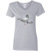 Stay Coo - Ladies V-Neck T-Shirt