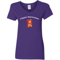 Raisin Awareness (Variant) - Ladies V-Neck T-Shirt