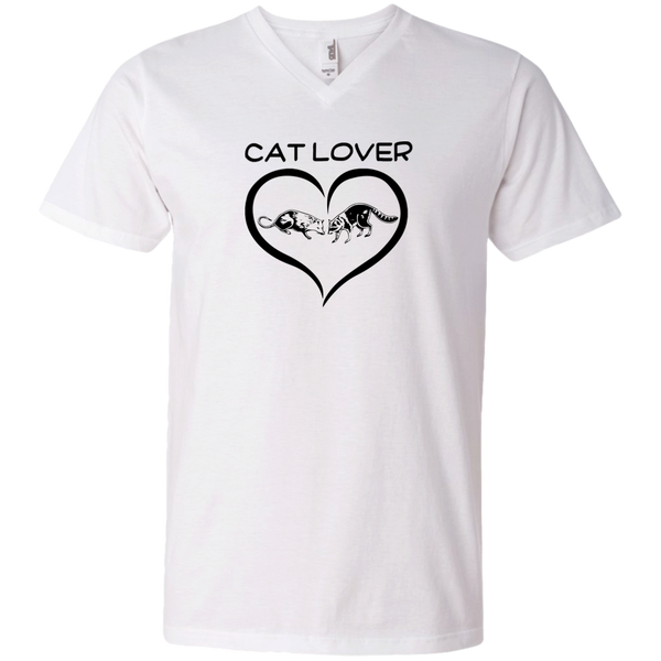 Cat Lover - Mens V-Neck T-Shirt