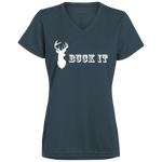 Buck It - Ladies' V-Neck T-Shirt