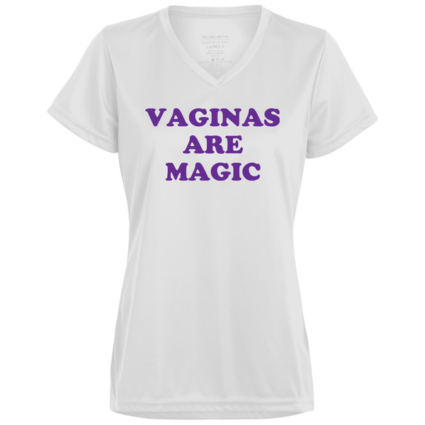 Vaginas Are Magic (Variant) - Ladies' V-Neck T-Shirt