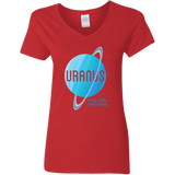 Uranus - Ladies V-Neck T-Shirt