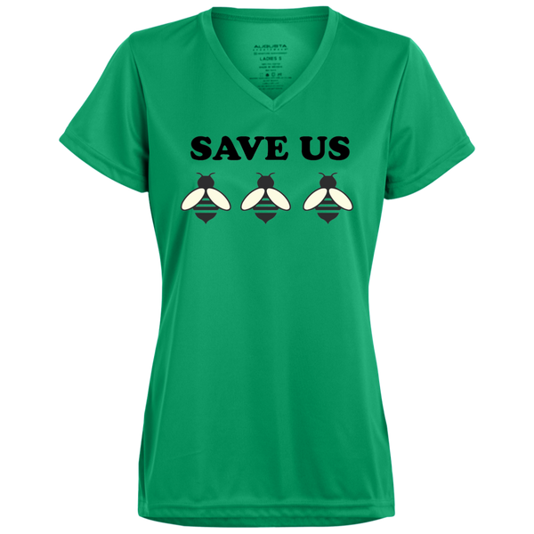 Save the Bees - Ladies' V-Neck T-Shirt