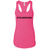 #TEAMDRUNK - Ladies Racerback Tank