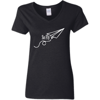 So Fly (Variant) - Ladies V-Neck T-Shirt