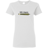 100% Organic - Ladies T-Shirt