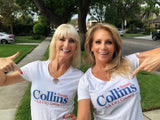 Susan Collins - Ladies V-Neck T-Shirt