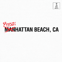 Personhattan Beach - Mens V-Neck T-Shirt