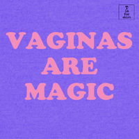 Vaginas Are Magic (Variant 2) - Ladies' V-Neck T-Shirt